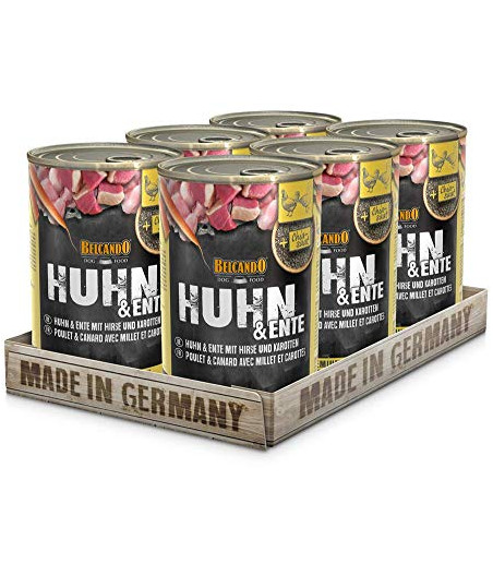 Belcando ADULT Poulet Canard et miglio 6 x 400 g.