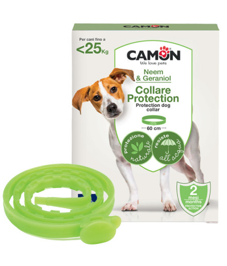 CAMON Natürliches Hundehalsband mit Neemöl 60 cm. - 