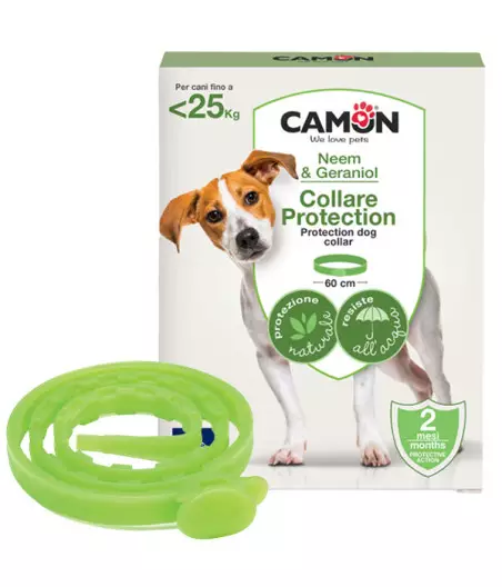 CAMON Natürliches Hundehalsband mit Neemöl 60 cm. - 