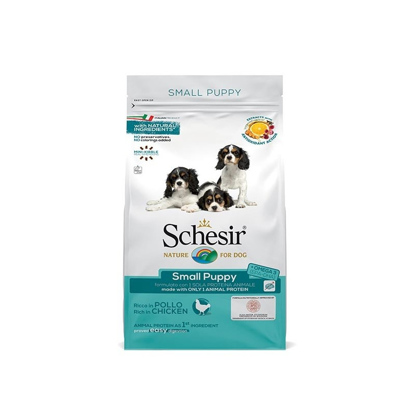 Schesir Chien Dry Line Mini Puppy avec poulet 800 g Schesir Chien Dry Line Mini Puppy avec poulet 800 g