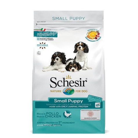 Schesir Cane Dry Line Mini Puppy con Pollo 800 gr. - 