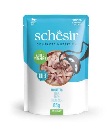 SCHESIR Filets de thon en gelée 85 g.