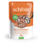 SCHESIR Filets de thon Poulet et Crevettes en gelée 85 g.