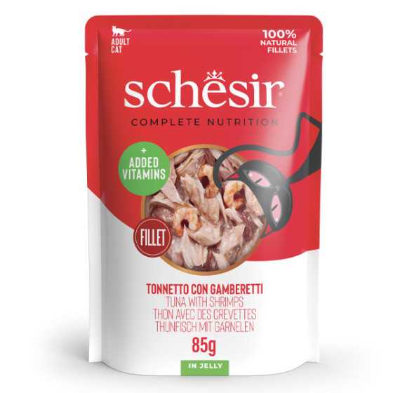 SCHESIR Tonnetto con Gamberetti in Gelatina 85 gr. - 