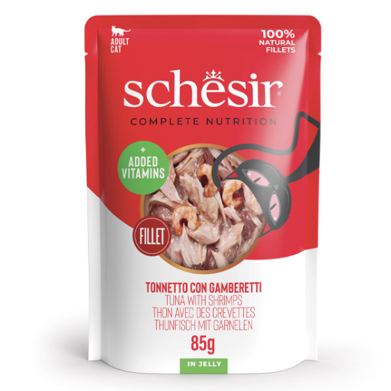 SCHESIR Tonnetto con Gamberetti in Gelatina 85 gr. - 