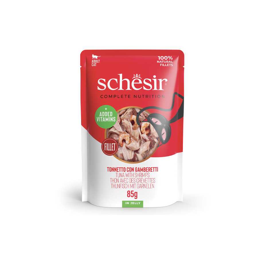 SCHESIR Tonnetto avec Crevettes en gelée 85 g.