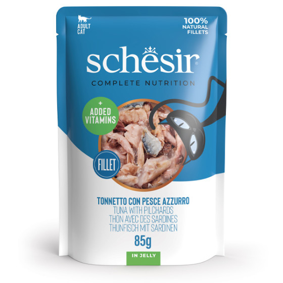 SCHESIR Tonnetto con Pesce Azzurro in Gelatina 85 gr. - 
