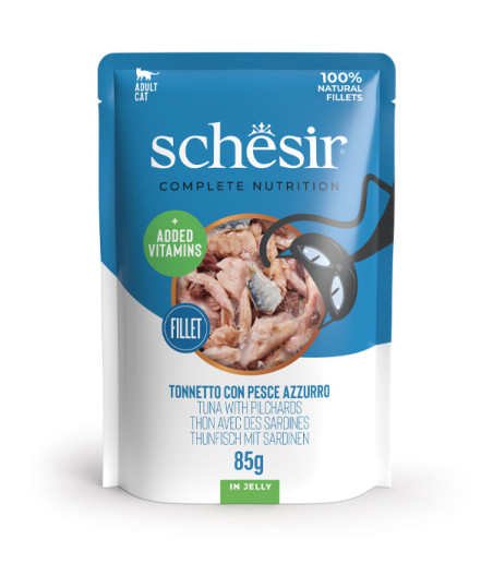 SCHESIR Tonnetto con Pesce Azzurro in Gelatina 85 gr. - 