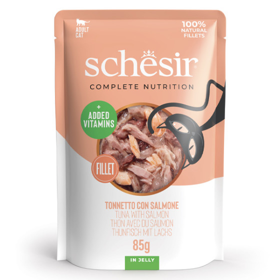 SCHESIR Fillets of Tuna and Salmon in Jelly 85 gr. -