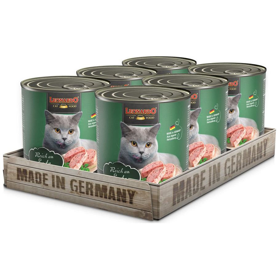 Leonardo-Ente 6x800 gr. (Blechdosen) Leonardo-Ente 6x800 gr. (Blechdosen)