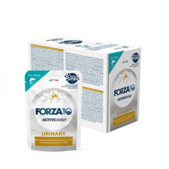 Forza10 Gatto Urinary Actiwet Pesce (12 bustine da 80g) - 