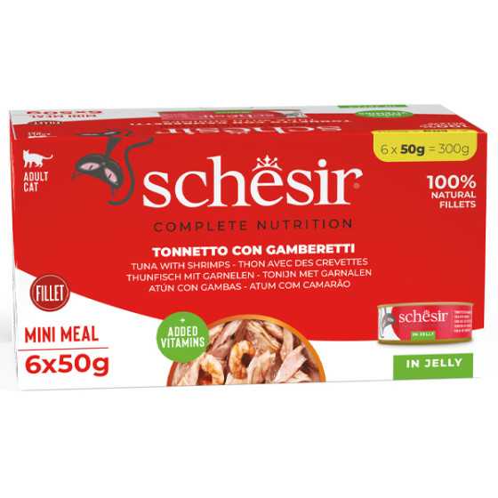 SCHESIR Tonnetto con Gamberetti (6 lattine da 50 gr.) - 