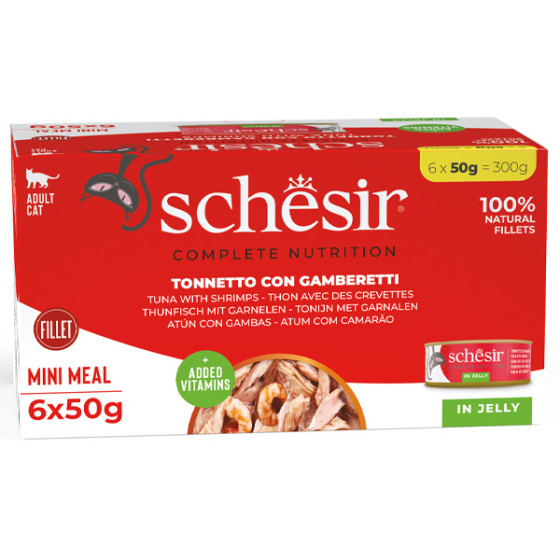 SCHESIR Tonnetto con Gamberetti (6 lattine da 50 gr.) - 