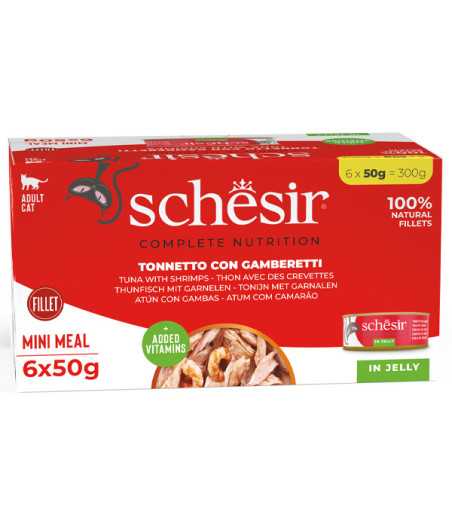 SCHESIR Tonnetto avec Crevettes (6 boîtes 50 g.)