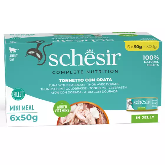 SCHESIR with Sea Bream in Jelly (6 cans of 50 gr.) - 