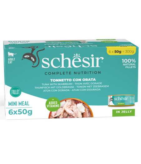 SCHESIR Tonnetto avec Daurade en gelée (6 boîtes 50 g.)