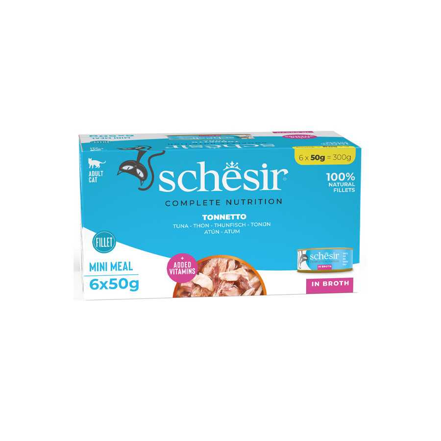 SCHESIR Tonnetto al Naturel in Acqua di Cottura (6 boîtes 50 g.) SCHESIR Tonnetto al Naturel in Acqua di Cottura (6 boîtes 50 g.)