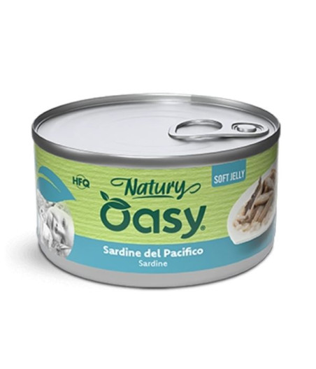 Oasy - Cat Adult Natury Sardine Soft Jelly 150 gr. - 
