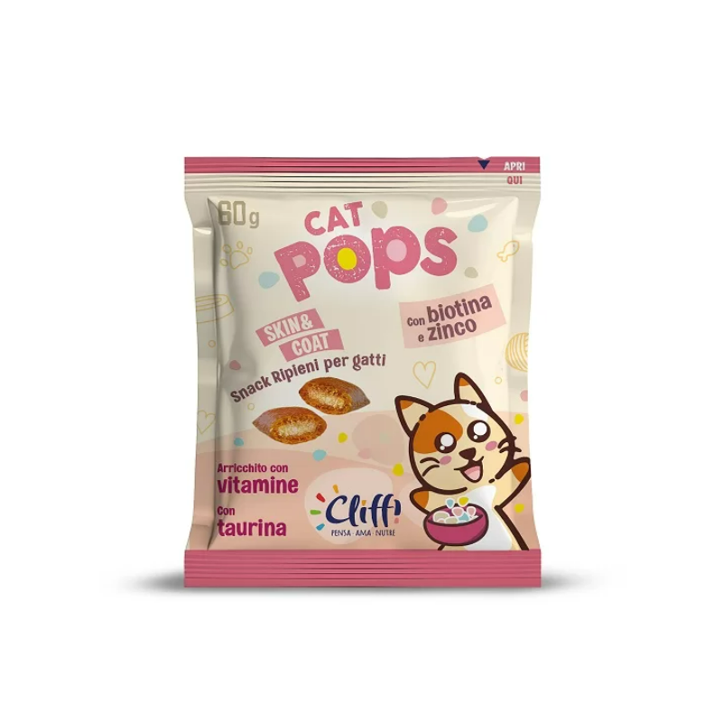 Cliffi Cat Pops Functional Pillows Skin Coat 60 g Cliffi Cat Pops Functional Pillows Skin Coat 60 g