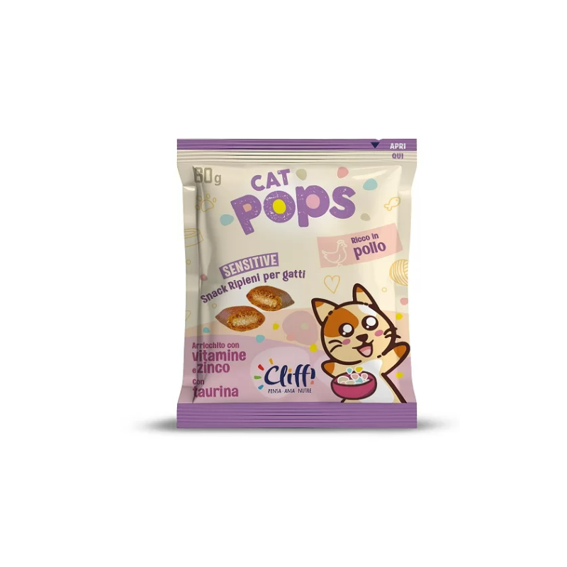 Cliffi Cat Pops Functional Pillows Sensitive 60 g Cliffi Cat Pops Functional Pillows Sensitive 60 g
