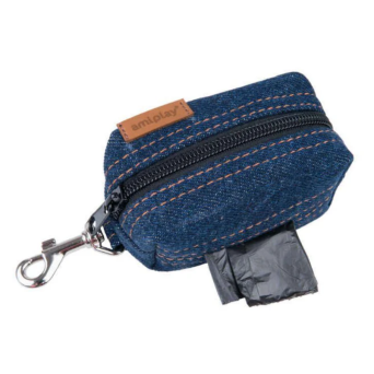 AMIPLAY Borsa Portabustine DENIM Jeans Navy Blue - 