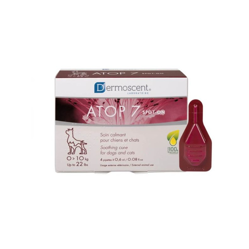 Dermoscent Atop 7 Spot-on Cani et Gatti da 0 a 10 kg Dermoscent Atop 7 Spot-on Cani et Gatti da 0 a 10 kg