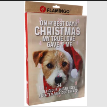 FLAMINGO CALENDARIO Dell'avvento Cane 24 Pz 295 gr. - 
