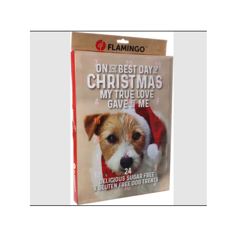 FLAMINGO CALENDARIO Dell'avvento Chien 24 pièces 295 g. FLAMINGO CALENDARIO Dell'avvento Chien 24 pièces 295 g.