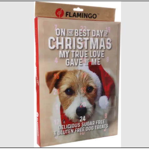 FLAMINGO CALENDARIO Dell'avvento Cane 24 Pz 295 gr. - 