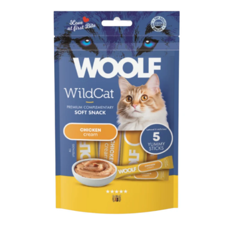 WOOLF Snack Gatto Soft Cream Pollo 70 gr - 