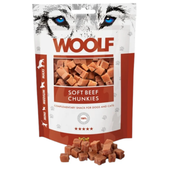 WOOLF Rindfleischquadrate 100 gr -