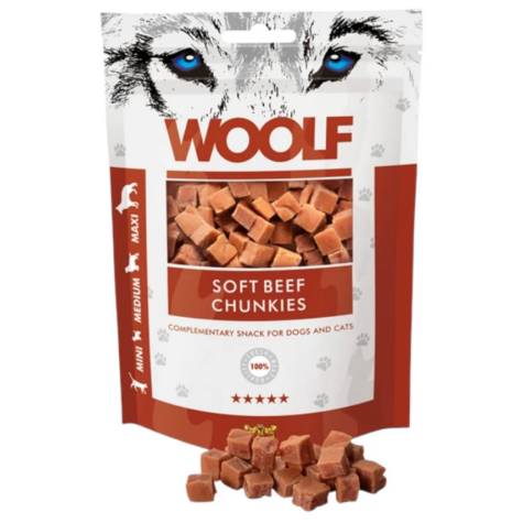WOOLF Quadratini al Manzo 100 gr - 