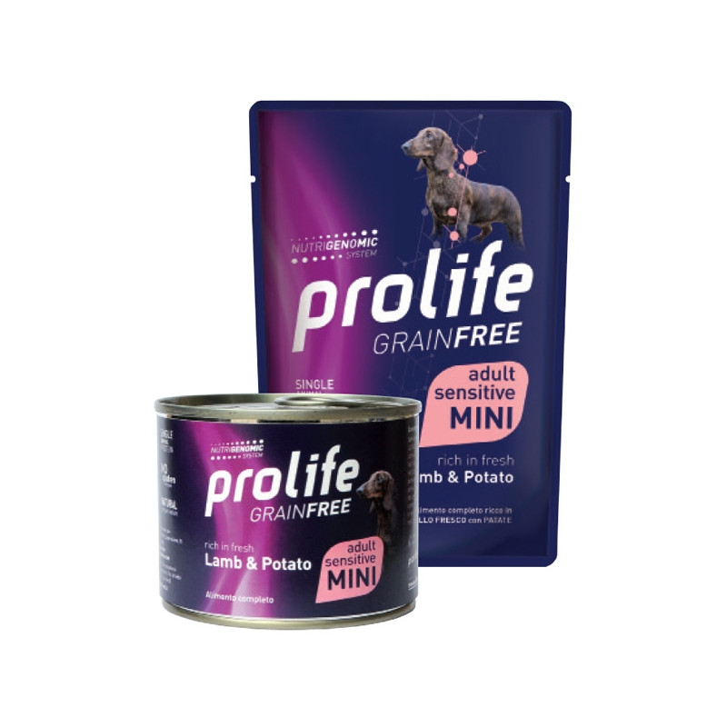 Prolife GF Adult Mini Sensitive Lamb et Potato 100 g. Prolife GF Adult Mini Sensitive Lamb et Potato 100 g.