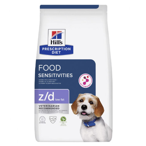 Hill's z/d Low Fat Food Sensitivities Alla Soia 1,5 KG. -