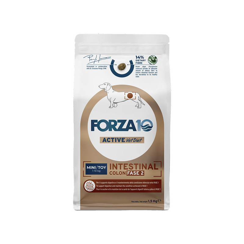 Forza10 Active  Dog Mini Toy Intestinal Colon Fase 2 Pesce 1,5 kg.