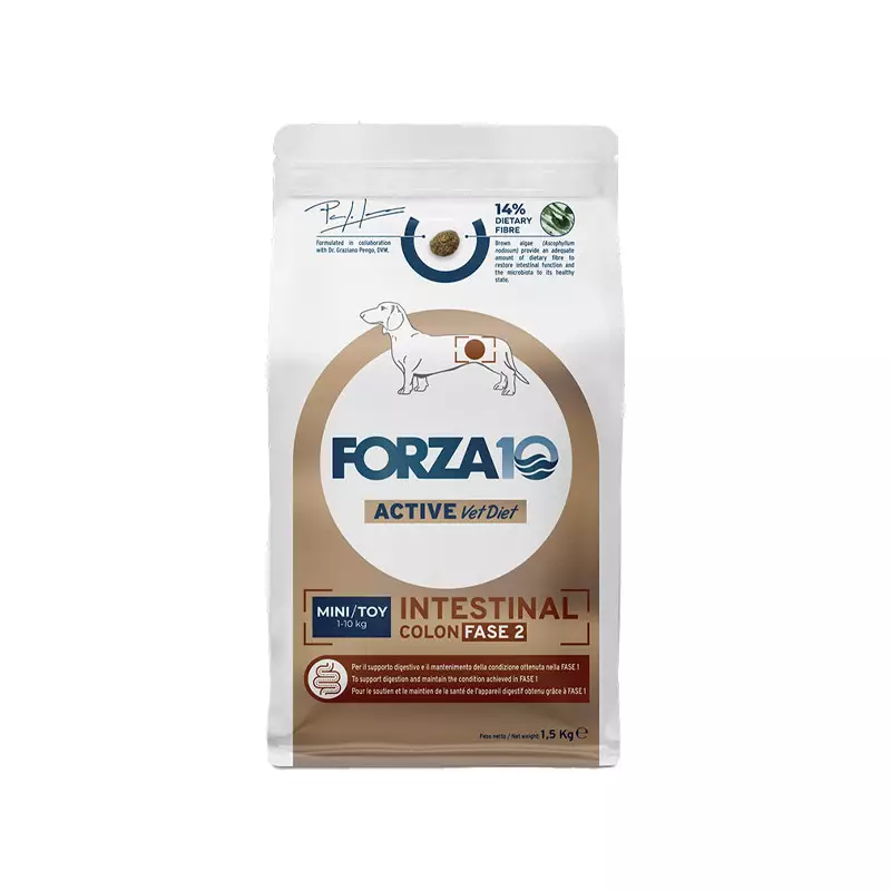 Forza10 Active Dog Mini Toy Intestinal Colon Phase 2 Fish 1.5 kg.