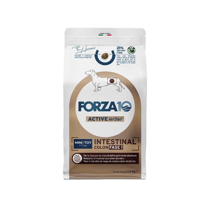 Forza10 Active Dog Mini Toy Intestinal Colon Fase 1 Pesce 1.5 kg.