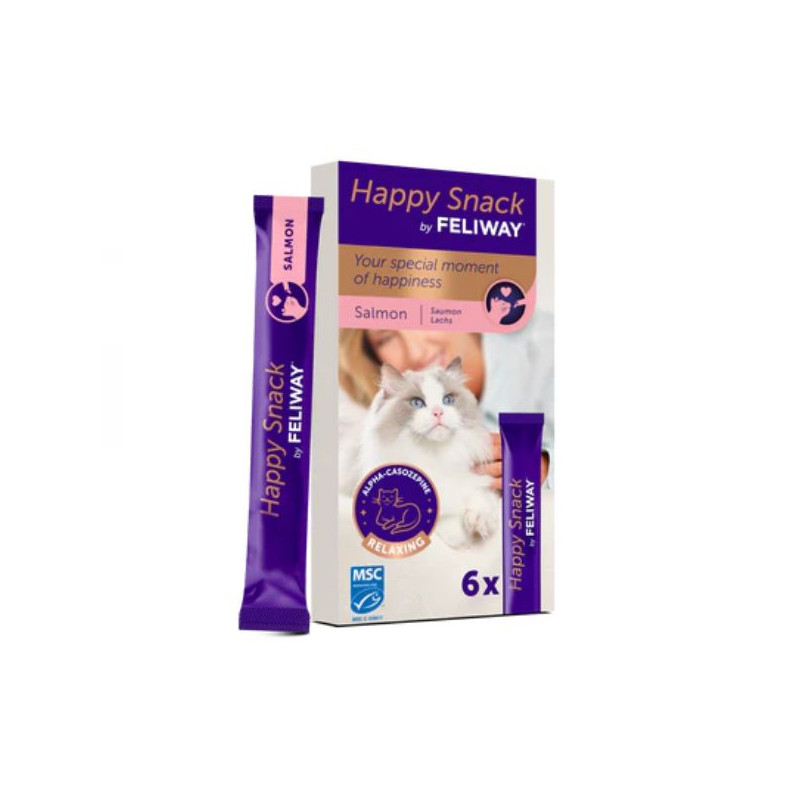 Ceva Feliway Sticks Happy Salmon Snack 6 Sticks