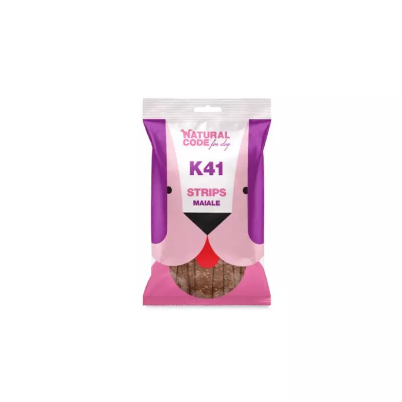 Natural Code Snack Strips al Maiale Per Cani 180 gr. Natural Code Snack Strips al Maiale Per Cani 180 gr.