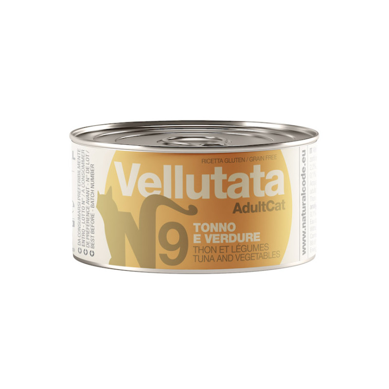 Natural Code Adult Velvety Tuna and Vegetables 85 gr.