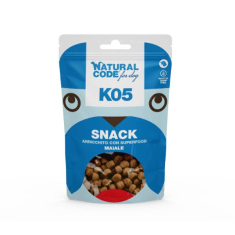 NATURAL CODE SNACK CANE K05 MAIALE 120 GR. -