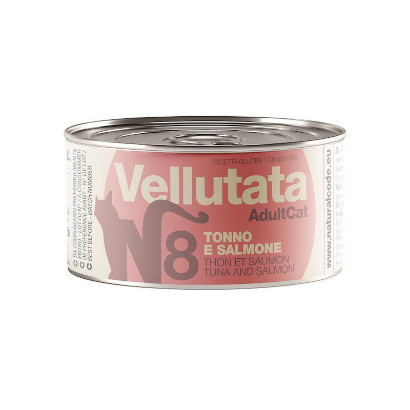 Natural Code - Adult Vellutata N8 Tonno E Salmone 85 gr.
