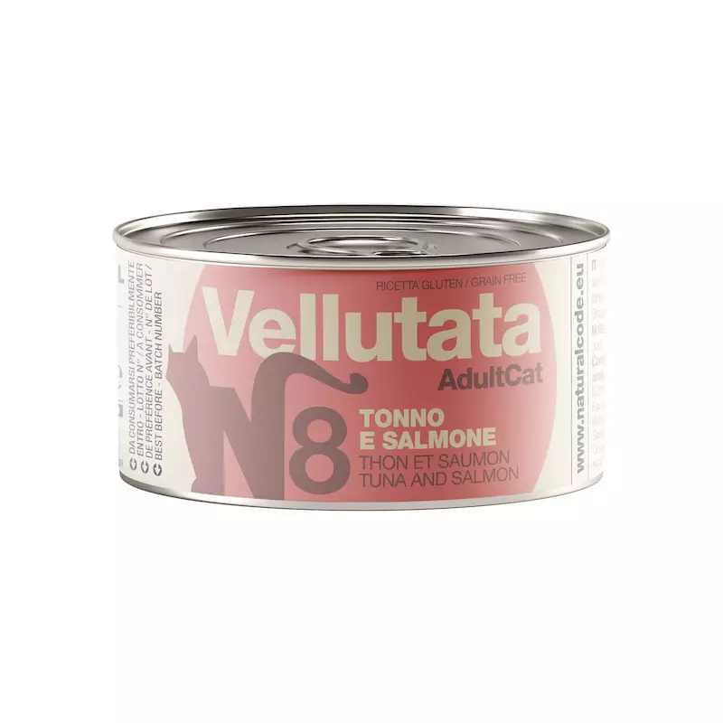 Natural Code - Adult Velvety N8 Tuna and Salmon 85 gr.