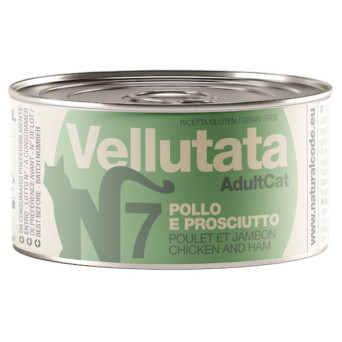 NATURAL CODE VELVETY N7 HUHN UND SCHINKEN 85 GR. -