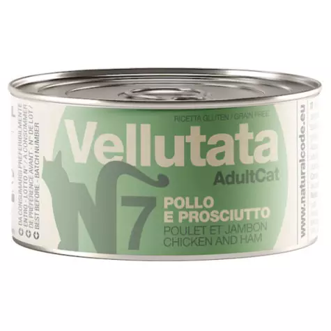 NATURAL CODE VELLUTATA N7 POLLO E PROSCIUTTO 85 GR. - 