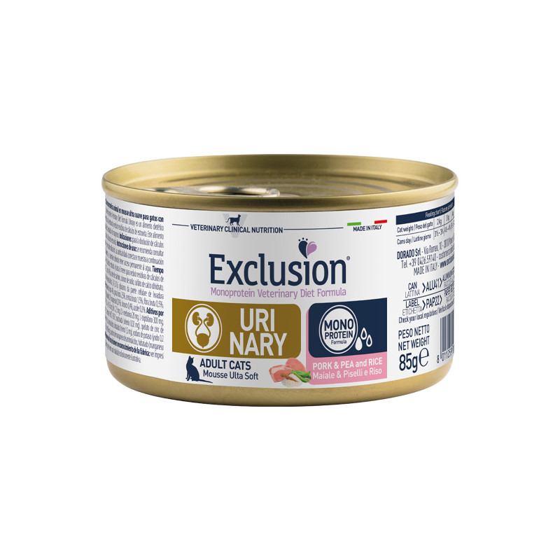 Exclusion Diet Urinary Pork et Pea and Rice 85 g. Exclusion Diet Urinary Pork et Pea and Rice 85 g.