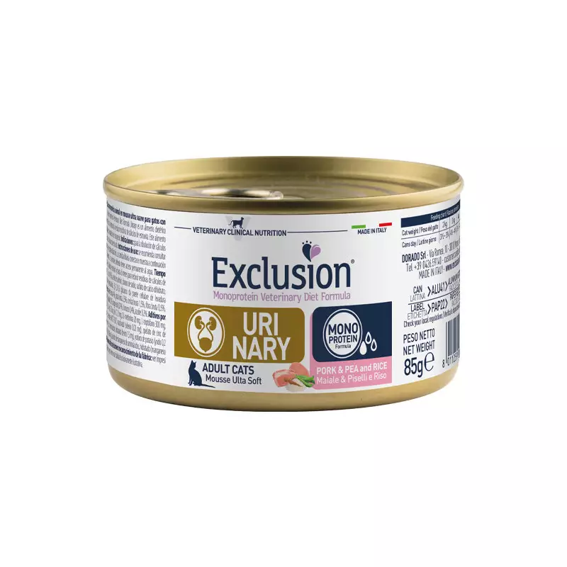 Exclusion Diet Urinary Schweinefleisch & Erbsen und Reis 85 gr.