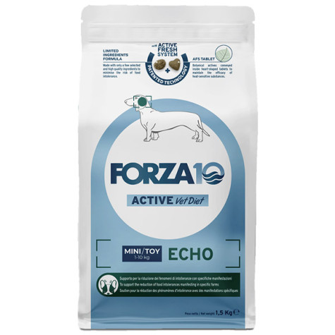 Forza10 Active Vet Diet Echo Minispielzeug für ausgewachsene Hunde, 1,5 kg –
