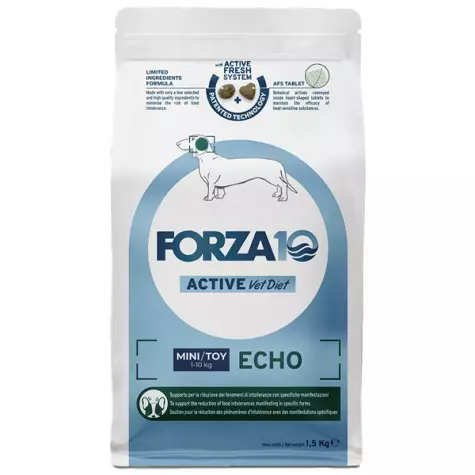 Forza10 Active Vet Diet Echo Minispielzeug für ausgewachsene Hunde, 1,5 kg –