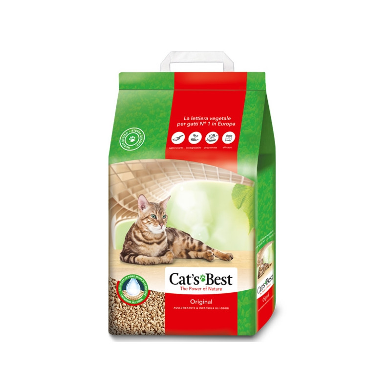Cat's Best Original Lettiera Agglomerante e Incapsulante 10 lt